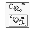 19204681 - Suspension: Boot Kit for GM Image