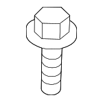 90158SEY000 - Body: Stay Bracket Screw for Honda: Civic, Clarity, CR-V, Fit, HR-V, Insight Image