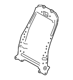 7101433371 - : Seat Back Frame for Lexus: UX200, UX250h Image
