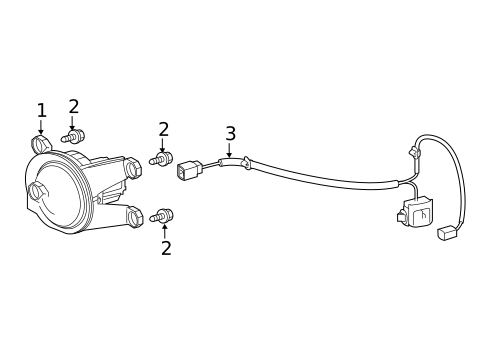 Fog Lamps for 2021 Toyota Prius #0