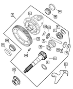 4800241AB - Automatic Transaxle 4 Speed: Transaxle Differential for Mopar Image