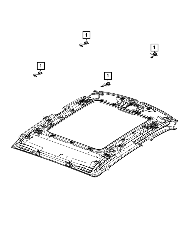 68537404AB - Electrical: Speaker for Mopar Image