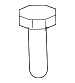 N0902324 - Body: Side Trim Panel Screw for Volkswagen: Touareg Image