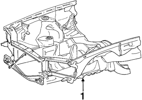 Front Sheet Metal for 1985 Mercedes-Benz 300SD #0