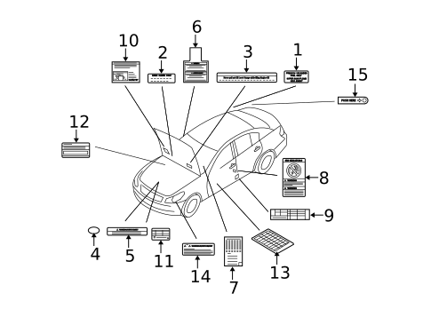 Labels for 2007 INFINITI G35 #0