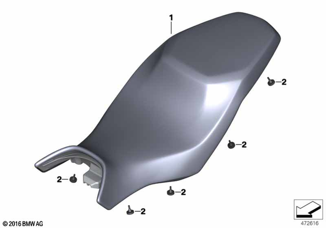 52538558979 - Seats and Seat Bench: Stop Buffer               for BMW-Motorrad Image