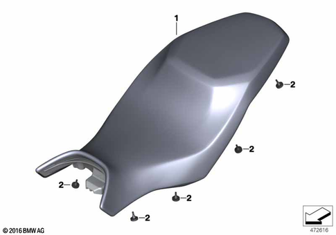 Bench Seat for 2020 BMW-Motorrad G 310 GS #0