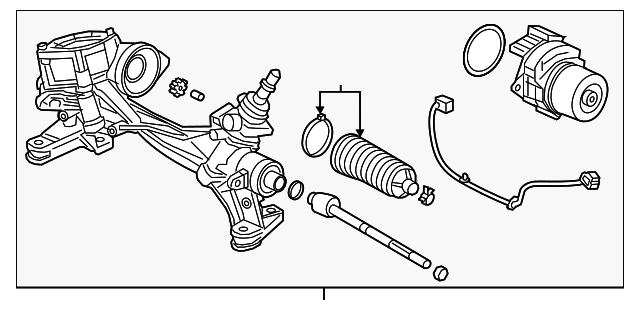 53620-TLA-A41 - 2020-2022 Honda CR-V - Rack And Pinion