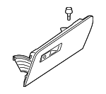 51168072104 - Body: Glove Box Door for BMW: 530e, 530e xDrive, 530i, 530i xDrive, 540d xDrive, 540i, 540i xDrive, M5, M550i xDrive Image
