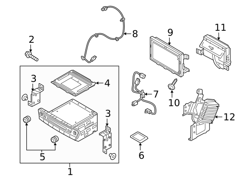 Navigation System for 2015 Hyundai Genesis #0