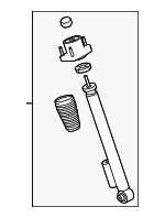 LR140075 - : Shock Assembly for Land Rover: Defender 110, Defender 130, Defender 90 Image