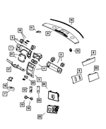 5HY55ZJ8AD - Electrical: Instrument Cluster Bezel for Mopar Image