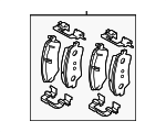 58101CUA00 - : Brake Pads for Hyundai Image