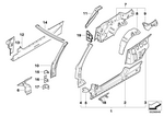 41117179599 - : Mount, Rollover Bar, Left for BMW Image