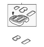 5GS001L5AE - Body: Console for Mopar Image
