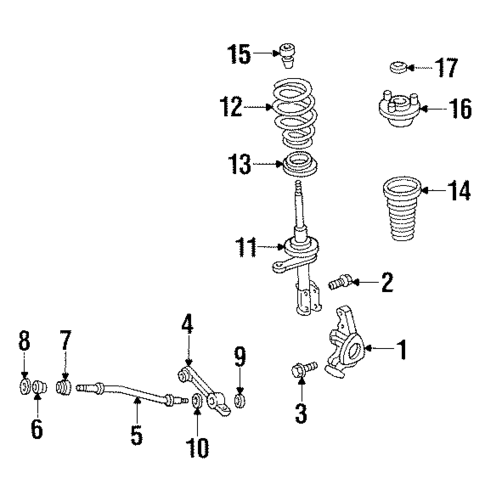 Suspension Components for 2000 Chrysler LHS #0