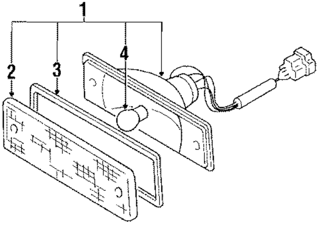 GA9751070C - : Signal Lamp Assembly for Mazda Image