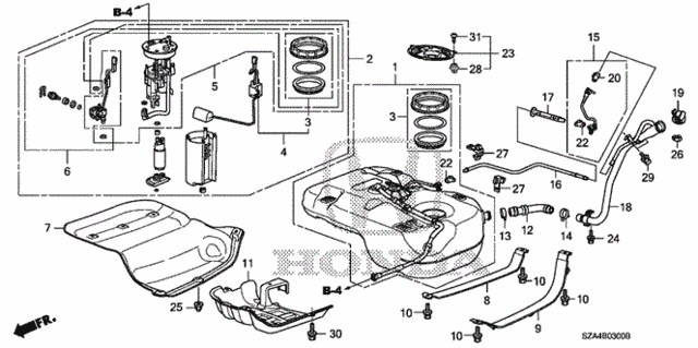 Fuel Tank (KA/KC) (1) for 2011 Honda Pilot #0