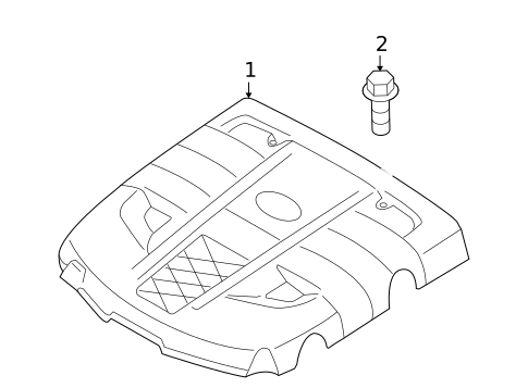 Engine Appearance Cover for 2008 Subaru Outback #0