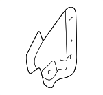 F75Z5775BC - Body: Mount Bracket for Ford Image