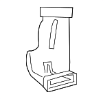 872130A010 - Body: Instrument Panel Air Duct for Toyota Image