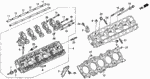 12207634300 - Engine: WASHER, SEALING BOLT for Acura Image image