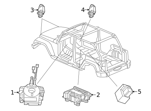 Air Bag Components for 2024 Jeep Gladiator #1