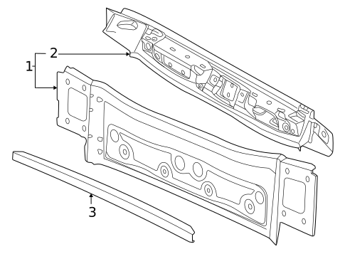 Rear Body for 2021 Porsche Taycan #0
