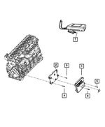 68038822AA - Electrical: Engine Control Module Bracket for Mopar Image