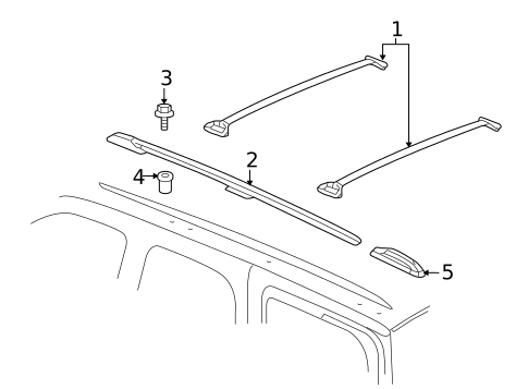 Luggage Carrier for 2010 Chevrolet Tahoe #0