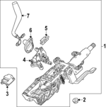 86564187 - Steering: Column Assembly for Chevrolet: Silverado 1500 | GMC: Sierra 1500 Image