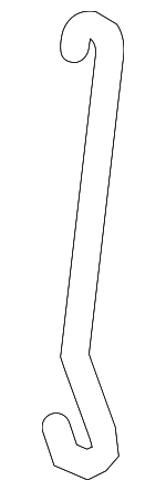 22702292 - Body: Rod for Chevrolet: Cobalt | Pontiac: G5 Image