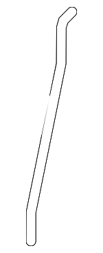 22702296 - Body: Rod for Chevrolet: Cobalt | Pontiac: G5 Image