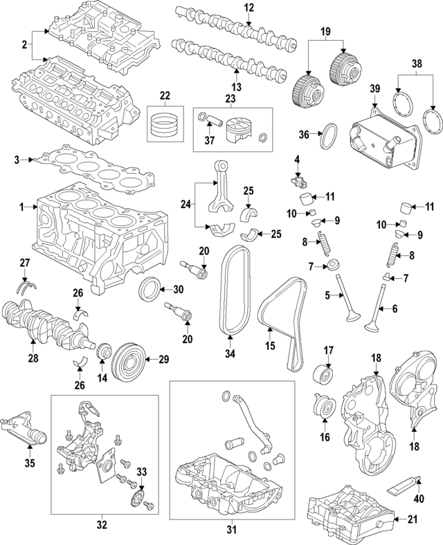 32213899 - : Intake Camshaft for Volvo Image