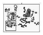 711001AB40B3 - Body: Seat Assembly for Toyota Image