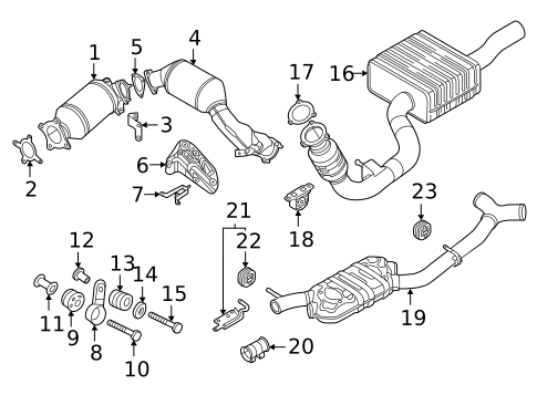 Exhaust Manifold for 2022 Audi A7 Sportback #0
