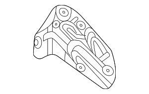 6L253243R - Exhaust: Catalytic Converter Heat Shield for Audi Image