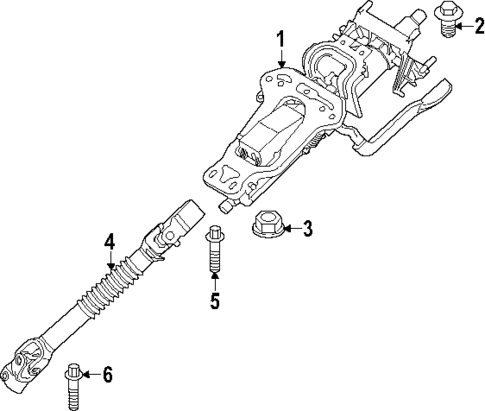 Steering Column Assembly for 2025 Mini Countryman #0
