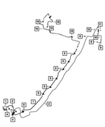 68396065AA - Brakes: Brake Hose for Mopar Image