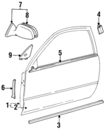 6700216523 - Body: Door Shell for Toyota Image