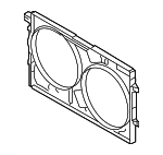 3D0121207F - : Fan Shroud for Volkswagen: Phaeton Image