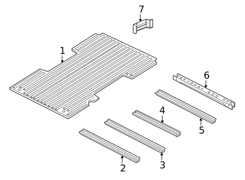 Floor - Pick UP Box for 2009 Mitsubishi Raider #1