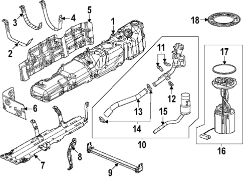 Fuel System Components for 2025 Ram 1500 #1