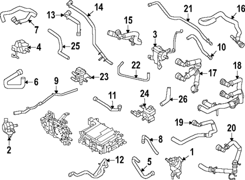 Hoses & Lines for 2022 Ford F-150 Lightning #3