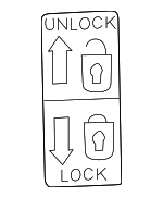 BAD100300 - Body: Warning Label for Land Rover: Discovery, Freelander, Range Rover Image