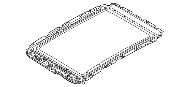 54109466700 - 2019-2025 BMW X5 Sunroof (54-10-9-466-700) | BMW of