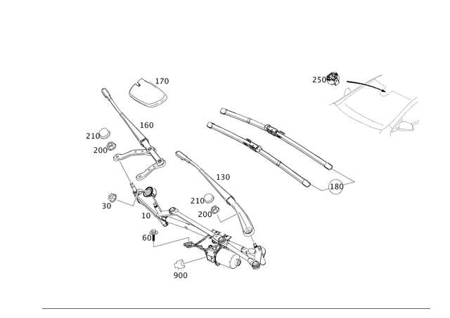 2468320141 - Electrical System: Cover for Mercedes-Benz Image image