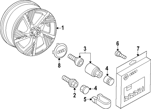 Wheels for 2024 Audi SQ8 e-tron #2