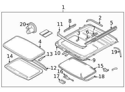 Sunroof for 2002 Volvo V40 #0