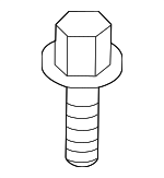 MS100222 - Body: Bumper Cover Bolt for Mitsubishi Image